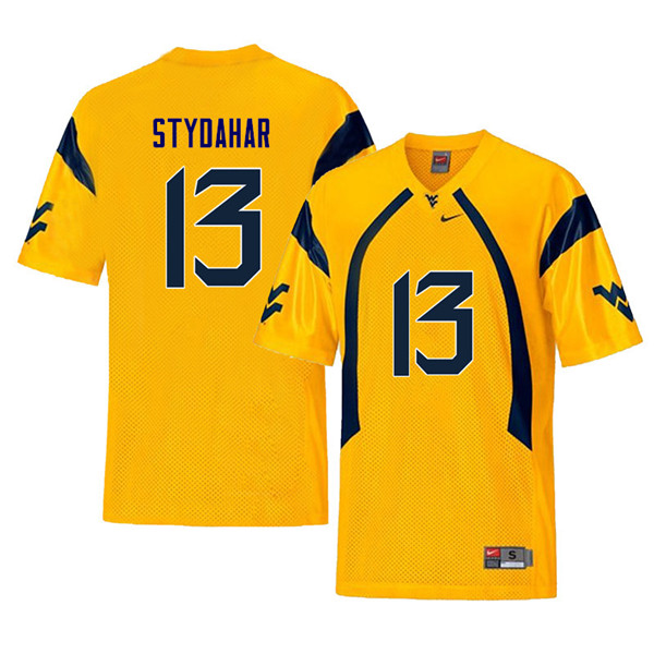 NCAA Men's Joe Stydahar West Virginia Mountaineers Yellow #13 Nike Stitched Football College Retro Authentic Jersey TK23K71ZS